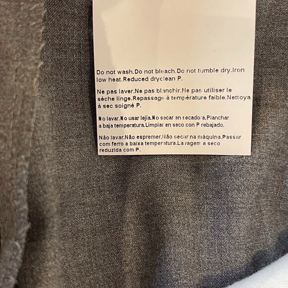 Hugo Boss Tulira Virgin Wool Slacks Full Length Dress Pants Office Exec Gray 6 - Picture 14 of 15